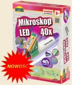 Naukowe Majsterkowanie - Mikroskop LED 40x