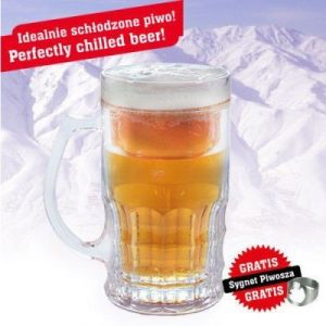 Lodowy Kufel XXL - 650ml - Idelanie Schłodzone Piwo