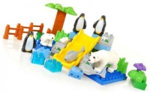 Edukacyjne Klocki JDLT 5095 - Wesołe ZOO