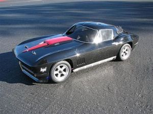 1967 CHEVROLETZ CORVETTEZ BODY (BLACK/200mm)