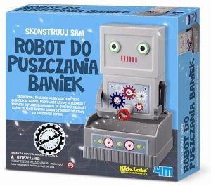 zrób to sam ROBOT PUSZCZAJĄCY BAŃKI - 4M 3288