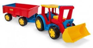 Wader Gigant Traktor z łyżką i przyczepą  - 66300