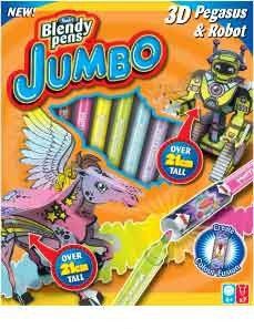 BLENDY PENS JUMBO 3D PEGAZ i ROBOT - JB2211