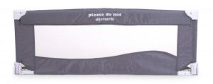 Childhome, Barierka do łóżeczka DO NOT DISTURB szary 120cm