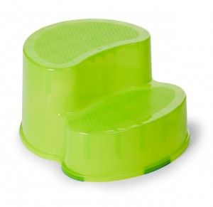 Podest dwustopniowy i krzesełko ergonomiczne 2w1 limonka