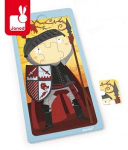 Puzzle drewniane Rycerz Artur, Janod