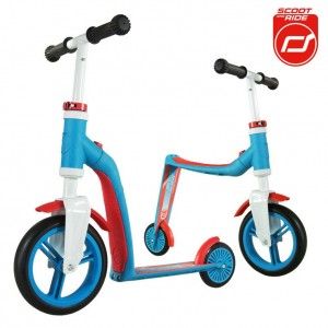 Highwaybaby 2w1 hulajnoga i rowerek 1+ Blue, Scootandride