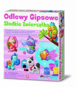 Odlewy Gipsowe - SŁODKIE ZWIERZAKI 4M 3539