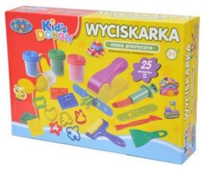 Masa Plastyczna Ciastolina - Wyciskarka 25 elementów