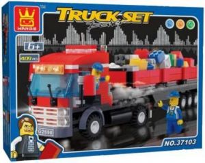 KLOCKI WANGETRUCK SETsamochód ciężarowy 409 el.