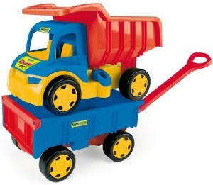 Wader  Gigant Truck Wywrotka z Przyczepą - 65100