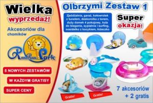 Olbrzymi Zestaw Dla Chomików Run Run Park + Gratisy