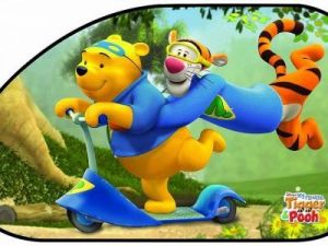 Zasłonki przeciwsłoneczne Kubuś Puchatek Duże - Disney 2 szt