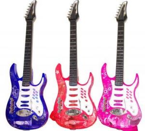 Gitara elektryczna + wzmacniacz, statyw, mikrofon