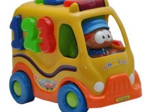 Edukacyjny Autobus szkolny R/C z pilotem - dźwięki, światło