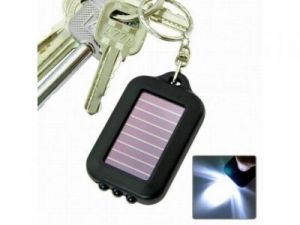 Latarka solarna - niewielki brelok - 3 diody LED