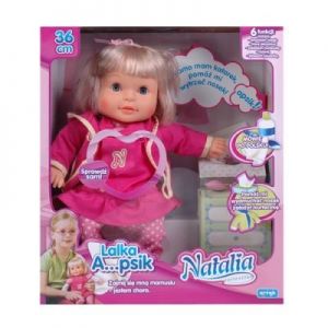 Interaktywna Lalka Natalia A...psik - dmucha nosek, mówi PL