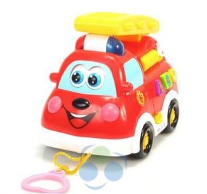 AUTO INTERAKTYWNY WÓZ STRAŻACKI  ODBIJA SIĘ OD PRZESZKÓD