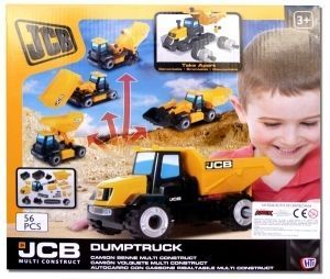 JCB AUTKO BUDOWLANE  DO SKRECANIA 5 IN 1 56 PCS