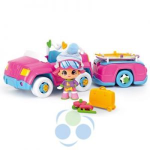 FIGURKA PINYPON AUTO Z PRZYCZEPKĄ