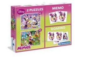 PUZZLE 2 x 30 el. + MEMO + DOMINO MINNIE