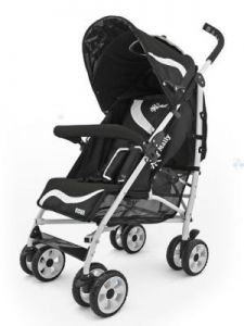 WÓZEK SPACEROWY RIDER NEW CZARNO-SZARY #B1
