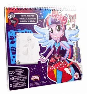 SZKICOWNIK MY LITTLE PONY EQUESTRIA GIRLS SKETCH PORTFOLIO