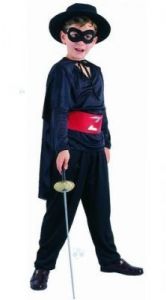 ZORRO M STRÓJ KARNAWAŁOWY PRZEBRANIE MASKA