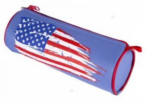 PIÓRNIK TUBA USA FLAGA PRODUKT POLSKI POL 010