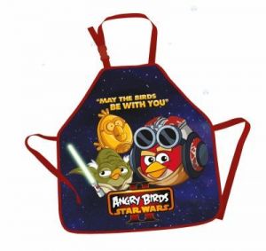 FARTUSZEK ANGRY BIRDS FARTUCH DO SZKOŁY PRZEDSZKOLA DOMU