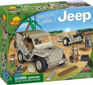 KLOCKI COBI JEEP WILLYS SAFARI Z ARMATKĄ 180 KL
