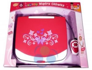 LAPTOP MĄDRA GŁÓWKA KOMPUTER MAŁEJ KSIĘŻNICZKI DUŻY 72 GRY