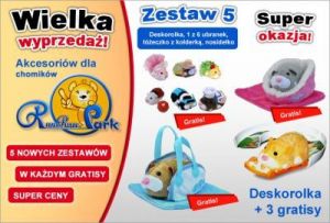 Duży Zestaw Dla Chomików Run Run - Deskorolka + 3 Gratisy