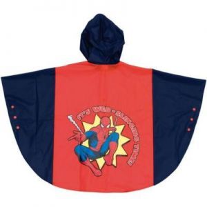 Peleryna przeciwdeszczowa poncho Spiderman Disney Czerwone 4